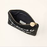 Kate Spade NWT ♠️ x Target Champagne & French fries beaded clutch in black/white Photo 3