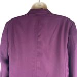 Ted Baker  Kclara Relax Fit Blazer Jacket Patch Pocket Purple Size 3/ 8 Photo 7