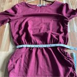 Michael Stars  Wine Burgundy Mini Dress Ruched NWOT Photo 6