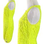 J.Crew Collection Lace Sheath Dress in Neon Citrus Size 4 Spring Summer Preppy Photo 8