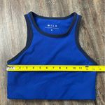 Wilo The Label Colorblock Racer Blue Cropped Sport Bra Top Size Medium Photo 6