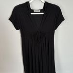 Robin Piccone  Michelle Hoodie Cover-Up Dress Tunic Black Small Photo 1