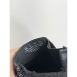 Zodiac  Ankle Booties Size 5 Black Chunky Sole Block Heel Faux Leather‎ Boots Photo 7