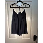 Greylin  Women's Black Sleeveless V-neck Blouse Top Size Large Photo 2