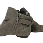 SO  Dark Gray Faux Leather 8.5 Medium Width Bootie Ankle Boot Casual Western Photo 3