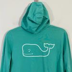 Vineyard Vines Women's Green Whale Logo Long Sleeve Hooded Tee Size S Photo 7