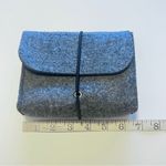 None Felt Jewelry pouch organizer, grey 6.5”x5” Photo 1