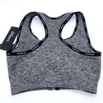 Bebe Sport Women's Front Zip Mini Logo Sports Bra Photo 10
