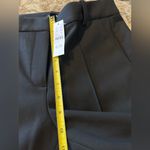 J.Crew Wide Leg Trouser Black Dress Pants Size 4 Carreman France Quality New Photo 8