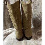 ALDO  Cowboy Boots Women’s 8.5 Tan Suede Pointed Toe Western Leather Brown Beige Photo 5