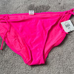OP  Hot Side Tie Pink Bikini Bottom SIZE XL Photo 0