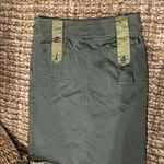 Miss Sixty Duo-Toned Army Green Cargo Pencil Skirt Size Medium Photo 7