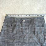 American Eagle Hi-Rise Mini Skirt Plaid Super Stretch Black White Size 4β Photo 3