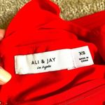 Ali & Jay Red High Neck Spaghetti Strap Mini Dress Photo 4
