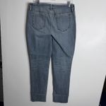  So Slimming Girlfriend Slim Leg Ankle Jean Raw Hem Size 10 Chico's 1.5 Photo 1