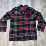 Banana Republic  Plaid Button-Up Pajama‎ Top Womens Size M Photo 0