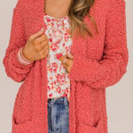 Merokeety Long Sleeve Soft Chunky Knit Sweater Open Front Cardigan Photo 0