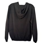 Brandy Melville  Navy Blue Malibu ID patch Zip Hoodie Jacket Large size Photo 1