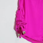 Catalina Pink Tropical Print Bikini NWT Size 1X Short and Bandeau Bikini Set Photo 2