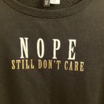 H&M Divided black Nope Still Don’t Care sweatshirt size small Photo 1