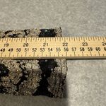 R & M Richards Vintage Top Womens Large Black Gold Lace Sparkle Formal Festive Photo 12