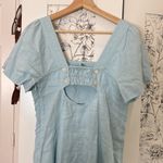 Madewell linen square neck mini dress Photo 8