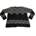 Romeo + Juliet Couture Open Front Geometric Knit Cardigan Sweater Size L Casual Photo 1