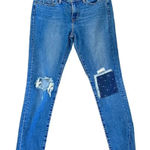 Levi's Levi’s 711 Women's Cotton Skinny Distressed Patch Jeans 29 Photo 0