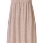 Anthropologie Moth Rendition Cashmere Flutter sleeve Babydoll Dress Oatmeal Sm Photo 0