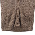 Ralph Lauren Polo Cardigan Large Brown Linen Sweater Photo 3