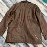 LIONESS Faux Patent Leather Trench Jacket Photo 4