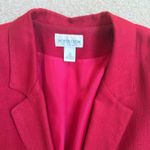 Nordstrom Vintage 90s Red Rayon Blazer Women Size Medium Photo 6