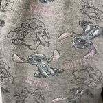 Disney  Stitch Lounge Pants Drawstring Pockets Gray‎ Women's XL Photo 2