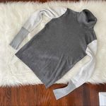 Apt. 9  Grey Colorblock Sweater Turtleneck Lightweight Size Small Photo 0