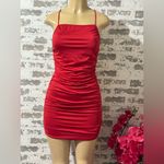 SheIn  SXY Crisscross Backless Ruched Bodycon Dress Photo 2