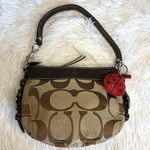 Coach y2k Signature Brown Zoe Mini Purse Shoulder Bag Photo 0