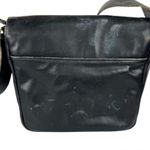 Coach Vintage 1994  Museum Bag Black Leather Shoulder Bag Flap Distressed USA Photo 1