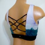 PINK - Victoria's Secret PINK Victoria’s Secret Purple and Green Tie Dye Gym to Swim Ultimate Sports Bra Photo 1