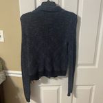 Hollister  Navy Blue Knit Zip Cardigan Sweater xs Photo 4