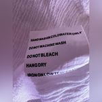 Solitaire  Swim Cover Up Dress Womens  White Crochet V Neck Pullover M White/red Photo 12