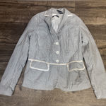 Liz Claiborne  Monochrome Striped Blazer Photo 0