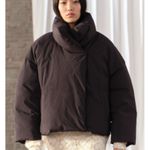 Zara Quilted Puffer Coat ZW CollectionSize M Black Size M Photo 0