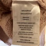 Natural Reflections Natural Cable Knit Pullover Sweater Womans Small Beige Photo 5