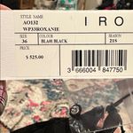 IRO  PARIS ROXANIE ONE SHOULDER BLACK COCKTAIL DRESS 36 Photo 7