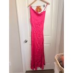 Elliatt Belmont Satin Gown Maxi Dress Fuchsia XS Gala Barbie Wedding Formal Photo 2