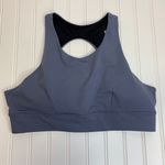 Zella Studio Lite Sports Bra Gray Bluish Sz Large Photo 2