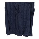 Ralph Lauren Lauren  Navy Boho Tank Size XL Blue Minimalist Bohemian Chic Photo 3