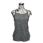 Loft Striped Sheer Rayon Halter Tank Top Women’s Smallnautical Preppy Photo 1