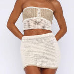 White Fox Boutique white fox always say goodbye crochet set Photo 0