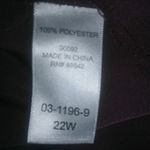 Roamans 22W 39x30 Maroon Dress Career Pants Workwear Trousers Plus Red Photo 4